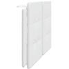 HEFZGDB Cuscino Testiera Bianco 160 cm in Similpelle Testiere Letto Testiera Letto Una Piazza E Mezza Testata Letto Matrimoniale Spalliera Letto Matrimoniale per Camere Da Letto Camera Degli Ospiti Salone