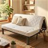 Nuvole di Sonno - Materasso Singolo 80x190 cm per Divano Letto Alto 11 cm con Laccetti di Fissaggio, Materasso con Seduta Pieghevole per Prontoletto, Ergonomico, Made in Italy