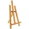 Aurora Store Cavalletto da Tavolo Lyra in Legno Faggio Mini Lira per Telai e Cornici Fino a 60 cm - Perfetto per Eventi, Esposizioni e Convegni, Disegno Artisti Dimensioni 19 x h.36cm