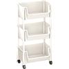 Genérico Organizer Carrello Rotolante, Carrello Rotolante A Più Livelli | Carrello Rotolante A Più Livelli Per Libri Con Ruote | Piccole Camere, Spazi Stretti, Giocattoli, Organizzatore Di Aperitiv