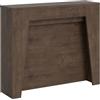 Itamoby, Consolle allungabile 90x25/211 cm Anea noce allunghe interne