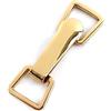 Bantopgong 2/4 Pezzi 18 * 73cm Bottoni in Metallo Ganci per Indumenti Fibbie Abbigliamento Cintura Decor Fai da Te Giù Cappotto Accessori per Cucire, Oro, 18mm-2pcs