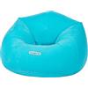 Jilong Easigo Lazy Chair - Poltrona gonfiabile, in colori assortiti, 105cm x 105cm x 65cm