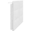 HEFZGDB Cuscino Testiera Bianco 120 cm in Similpelle Letto Una Piazza E Mezza Testata Matrimoniale Spalliera per Camere Da Letto Camera Degli Ospiti Salone