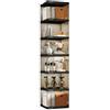 Pounjsd vetrinetta per camera da letto, vetrinette espositive in vetro, vetrina x modelli auto, Vetrina per collezione in acrilico, mobile vetrinetta espositiva lego, libreria da parete per libri