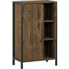 Vicco mobiletto bagno Naola, Quercia/nero, 50 x 80 cm