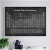 GUDOJK Quadro su Tela Tavola Periodica degli Elementi Chimica Studente Poster Scienza Wall Art Stampa su Tela Pittura Laboratorio Immagine decorativa-60x80cm