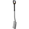 Fiskars Vanga telescopica quadra per terreni morbidi e poco sassosi, Lunghezza: 105-125 cm, Acciaio al boro di alta qualità, Nero/Argento, SmartFit, 1000620