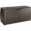 Keter Baule Hollywood Marrone 270 Lt In Resina Cm 117X45X57.5 H