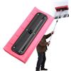 Generico Snow Roof Rake - Foam Broom Scraper Pusher, Driveway Ice Removal Tool, Telescoping Pole For Vehicle RV Garage, Non Scratch Shingle Shield, Outdoor Home Supplies, Blue 190ml Size Winter Gear