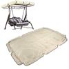 MPYEKP Tetto di Ricambio per Altalena da Giardino, Tessuto Oxford 210D Impermeabile Copertura Altalena 4 Posti, Telo Protettivo per Dondolo da Giardino anti-UV, Resistente allo Strappo(Beige,195*125*15cm)