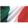 VARIA BANDIERA ITALIA ITALIANA TRICOLORE cm. 150 x 90 poly lucido acetato