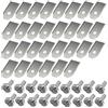 DSXPZBGED 30-150 Pezzi di Ricambio for Lame for Tagliaerba, Compatibili con Husqvarna, Automower/, Compatibili con Gardena, Robot 35 * 18 * 0,75 Mm(Silver 30PCS)