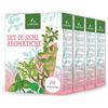 LERAVA® Set di semi piante aromatiche - 4x12 tipi: Crescione, Rucola, Aneto, Maggiorana, semi Basilico, Prezzemolo, Erba Cipollina, Timo, Melissa, Origano, Coriandolo, Santoreggia - da piantare