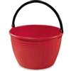 Plastime 0401 1 - Cestino Rotondo, 16 l, Colore: Rosso