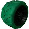 SZLIFE Ruota Girevole in PU Solido Ruota Solida per Carrello da Spiaggia Sostituzione Diretta Facile da installare Ricambio per Carrello Pieghevole da, Verde Nero