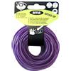 AMA Filo per Decespugliatore Seghettato Viola - Bobina da 15 m, Sezione Quadrata Ø 2,7 mm, Potenza di Taglio Aggressiva per Giardinaggio