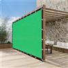 Liveinu Tenda a Vela Parasole Vela Ombreggiante Rettangolare Giardino Protezione UV 95% Tende da Sole con Corda di Nylon e Occhiellato per Esterno Giardino, verde, 3x4m