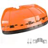 CLICLED Parasassi per Decespugliatore Universale Scudo di Protezione in Plastica Resistente 38cm Cuffia per Tagliaerba Accessorio di Sicurezza per Giardinaggio