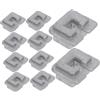 UKCOCO Occhiello vestibilità Sicura e Compatibile Manicotto in Lega di Alluminio 10 Pezzi Ricambio Resistente per Testina Decespugliatore per Utensili Giardinaggio Modelli