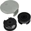 StarRing Filo e copertura per decespugliatore, bobina di ricambio + tappo per Bosch Easy Grass Cut 23 26 18 18-230 18-260 18-26 F016800569 F016800385 F016F05320, 2 x 1,6 mm 4 m +1 x S. copertura piscina
