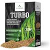 LERAVA TURBO Semi Prato Resistente (360 m²) - Tappeto Erboso a Crescita Rapida - Fine Tessitura, Verde Brillante e Denso - Ideale per Sole e Ombra, Alta Qualità Estetica - Sementi per prato