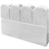HEMOTON Stampo Per Mattoni in Cemento 15.7X9.8X2 Pollici Strumento Plastica Per Recinzione Giardino Cortile Fai Da Te Per Blocchi E Cordoli Decorativi
