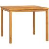 vidaXL Tavolo da Pranzo da Giardino 90x90x74 cm Legno Massello Acacia
