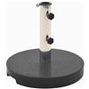 vidaXL Base per Parasole Circolare Granito Nera 20 kg Sostegno Tenda Parasole