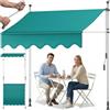 KESSER® - Tenda da sole con manovella per balcone | Tenda da sole senza fori | Tenda resistente ai raggi UV, regolabile in altezza e impermeabile | per balcone, terrazza e giardino, tenda per terrazza