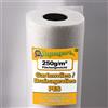 Aquagart 40 m² di geotessile in pile da giardino in pile in pile da stagno in pile bianco 250 g 1,6 m di larghezza