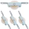 Abaodam Kit di Riparazione per Ombrellone da Esterno 4 Pezzi con Puleggia Scorrevole per Ombrelloni da Giardino Centrali Facilità di Installazione E Materiali Resistenti per Patio