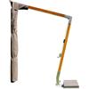 Bonussi Custodia Fodera per Ombrellone da Giardino 310x60 cm in Mytex Impermeabile Taupe