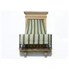 BIANCHERIAWEB Tenda Para Sole Ombreggiante 145x250 Tendone A Caduta Per Esterno Balcone Fantasia Rigata Modello Riga Fine
