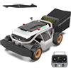 Mowrator Tosaerba S1 4WD 56 V 18 Ah, robot tosaerba multifunzione con altezza di taglio da 3,8 a 10,9 cm, lama reale da 53 cm, robot tosaerba per pendenza del 75% (37°) con falciatura 1,12 acri