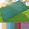 AMXFS Rete parasole con occhielli 95% tasso di ombreggiatura in HDPE da 185 g/㎡, rete di ombreggiatura UV e protezione solare per cortili, mercati all'aperto, parco giochi, giardino