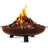 BonFeu BonBowl Plus Acciaio Corten Ø100 cm - L 100 x P 100 x A 23,5 cm - Acciaio Corten - Marrone