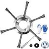 Generic Spazzola per decespugliatore per erba giardino muschio Rovo tosaerba (A)