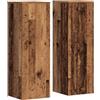 vidaXL Supporti per Piante 2 pz Legno Vecchio 33x33x100 cm Multistrato, Supporto per Fiori, Supporto per vasi per Piante, Supporto per vasi per Piante