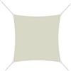 Arreditaly Vela Ombreggiante Quadrata Parasole Tenda Da Sole 180 gr/m² Traspirante Anti UV Impermeabile Resistente Esterno Giardino Piscina Terrazzo Funi Ancoraggio Occhielli In Acciaio (3.6 x 3.6 m, Crema)