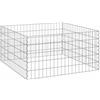 vidaXL Compostatore Quadrato 100 x 100 x 50 cm Ferro, Compostiera da Giardino, Pratica, Urbana, compatta, per rifiuti organici, salvaspazio