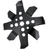 Generico Disco DECESPUGLIATORE Doppio Taglio per Spine ROVI 8 Denti Ø255mm MACINONE