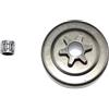 ICOOYO Catena pignone per tamburo frizione per Echo CS-350TES CS-350WES CS-351WES CS-355T CS-360T CS-360TES CS-361P Shindaiwa 326T 358TS