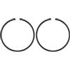M METERXITY 2-Pz Fasce Elastiche per Pistone da 31 mm x 1,5 mm, Fasce Elastiche Standard per Motoseghe Elettriche, Parti di Ricambio [Nero]