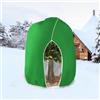 WEALSFUN Cappuccio Protezione Piante,Copertura Protezione Invernale PianteTelo Protezione Piante Sacco di Protezione Invernale per Piante in Inverno da Gelo Vento e Pioggia,160x180cm Verde