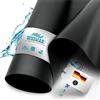 Whimar Telo per Laghetto o Stagno in PVC Nero Realizzato con Rinforzo Interno, Atossico, Flessibile, Resistente al Gelo e Stabilizzato UV Spessore 1mm - Made in Germany - Varie Misure (8x8 m - 1mm)