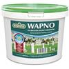 BIOVITA decorative stones & garden miner Vernice bianca per alberi da frutto - 1 kg di calce da giardino in un pratico secchio di vernice per albero per la protezione dal gelo e la manutenzione