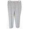 Suistudio Robin Pantaloni Donna UK14S Grigio 100% Lana Plissè Davanti Classico