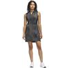 adidas Ultimate365 Tour Hybrid Printed Dress Vestito da Tennis, Nero, L Donna