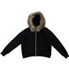 Ponitrack - Felpa con cappuccio unisex, con cerniera, stile anni 2000, in pelliccia, con cappuccio, leggera, vintage, sagomata, da uomo, abbigliamento streetwear, B, Medium